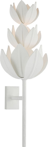 Alberto Extra Large Three Tier Vägglampa — Julie Neill for Visual Comfort & Co. — Plaster White