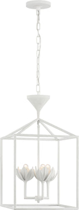 Alberto Small Open Cage Lykta — Julie Neill for Visual Comfort & Co. — Plaster White
