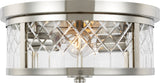 Alec Plafond — Alexa Hampton for Visual Comfort & Co. — Polished Nickel with Clear Glass