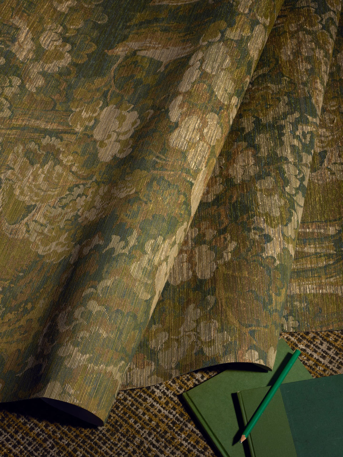 Alencon room setting — Pierre Frey wallpaper