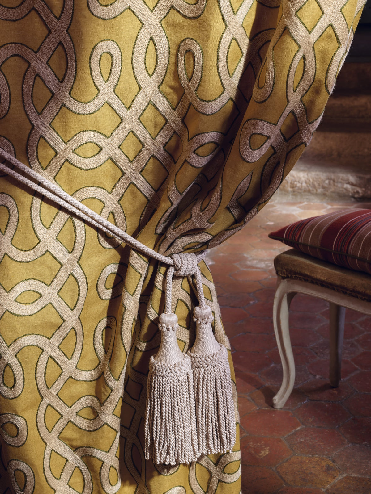 Alhambra room setting — Pierre Frey fabric