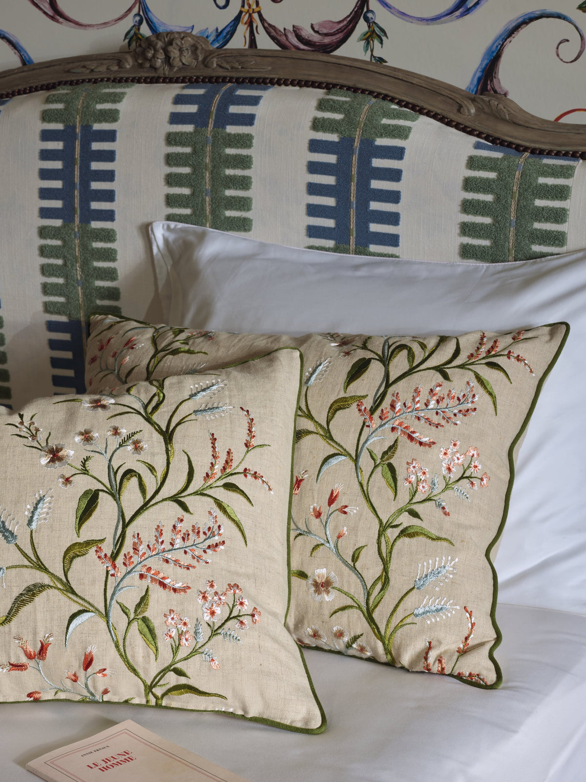 Amarante room setting — Pierre Frey fabric