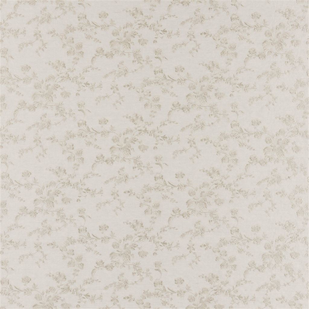 Ambleside Embroidery Limestone — Ralph Lauren Home tyg