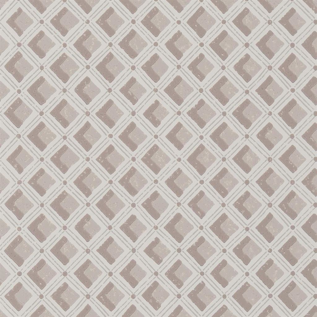Amsee Geometric Castle Wall — Designers Guild tapet