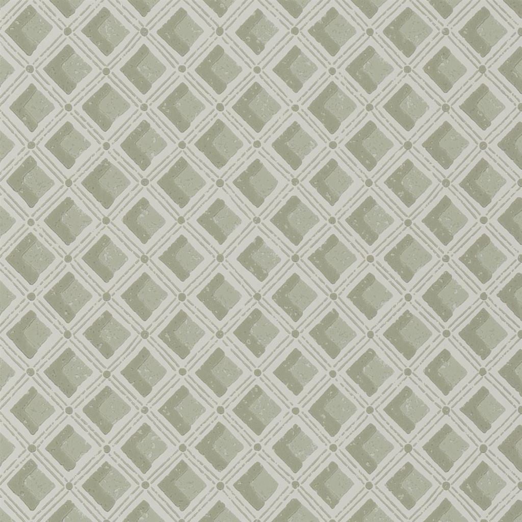 Amsee Geometric Lichen — Designers Guild tapet