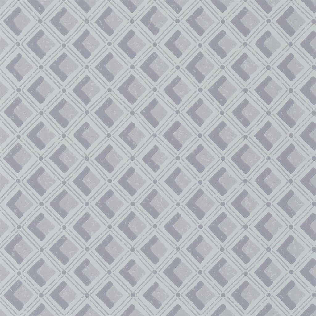 Amsee Geometric Portcullis — Designers Guild tapet