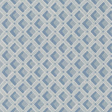 Amsee Geometric Slate Blue — Designers Guild tapet
