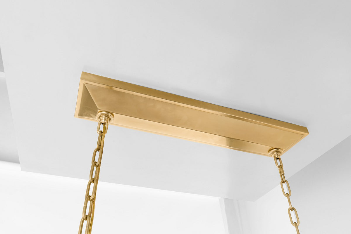 Antigua 54" Linear Ceiling Light — Chapman & Myers for Visual Comfort & Co. detail