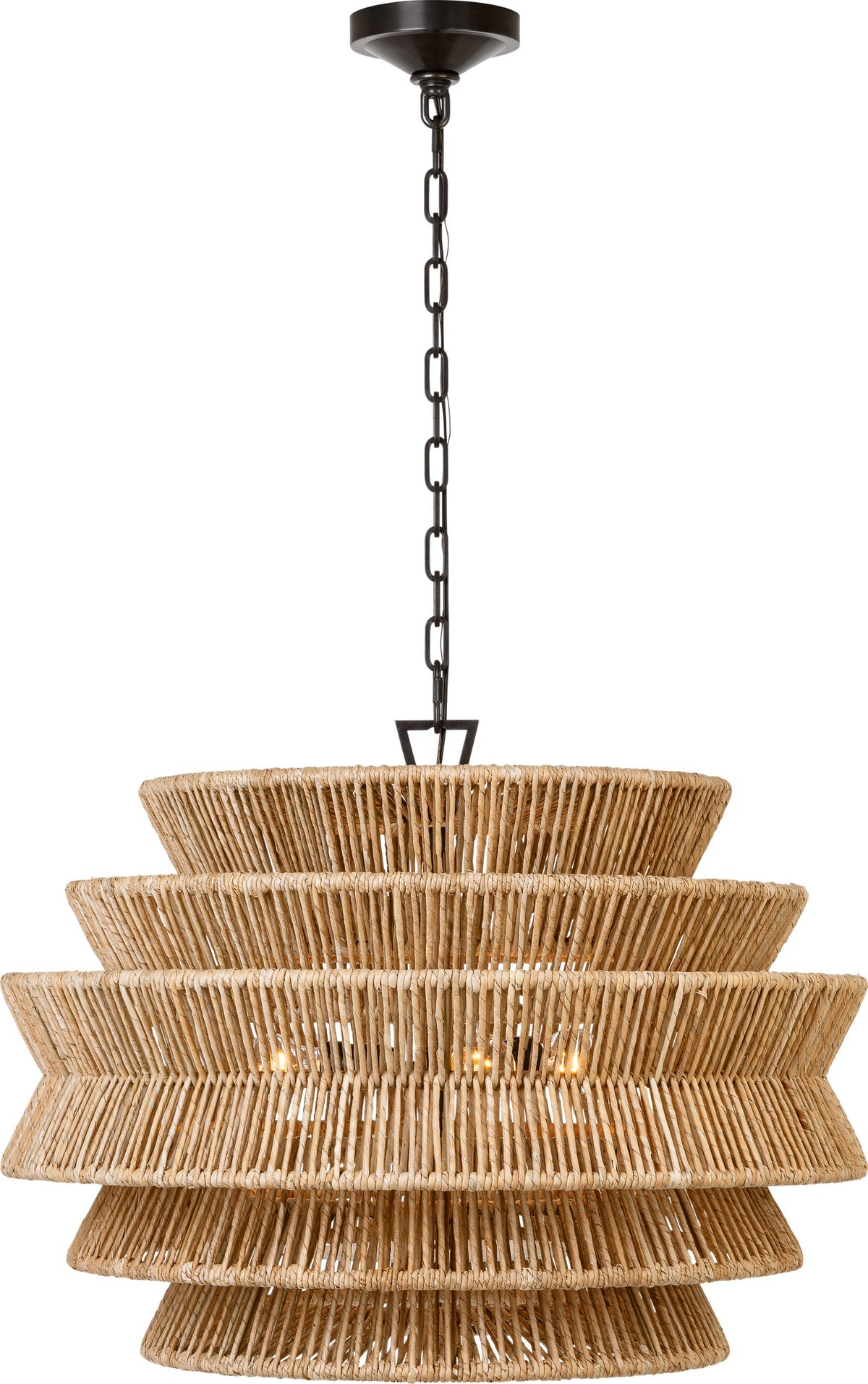 Antigua Medium Drum Takkrona — Chapman & Myers for Visual Comfort & Co. detaljbild