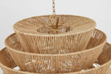 Antigua XL Drum Takkrona — Chapman & Myers for Visual Comfort & Co. detaljbild