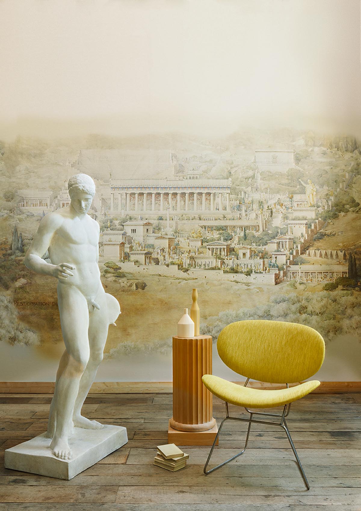 Apollon miljöökuva — Pierre Frey -tapetti
