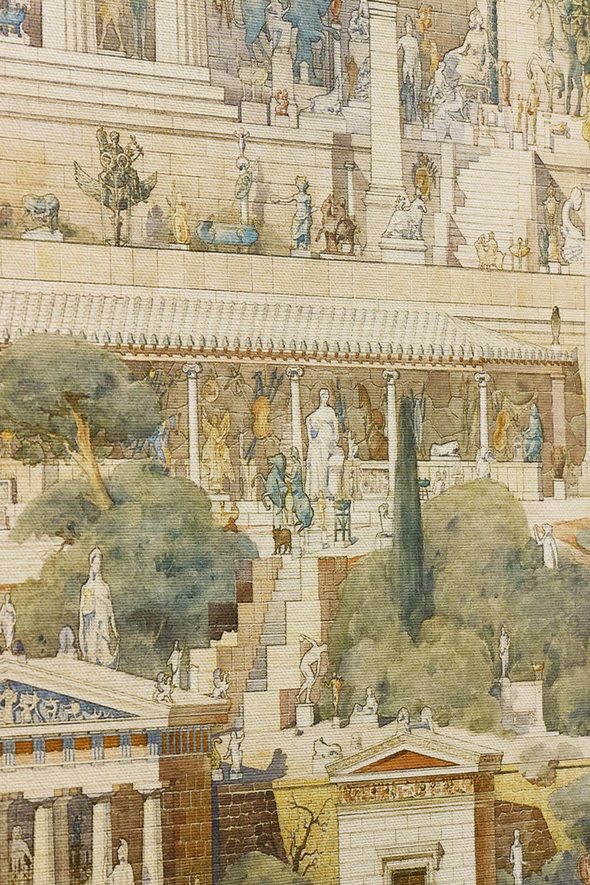 Apollon miljöökuva — Pierre Frey -tapetti
