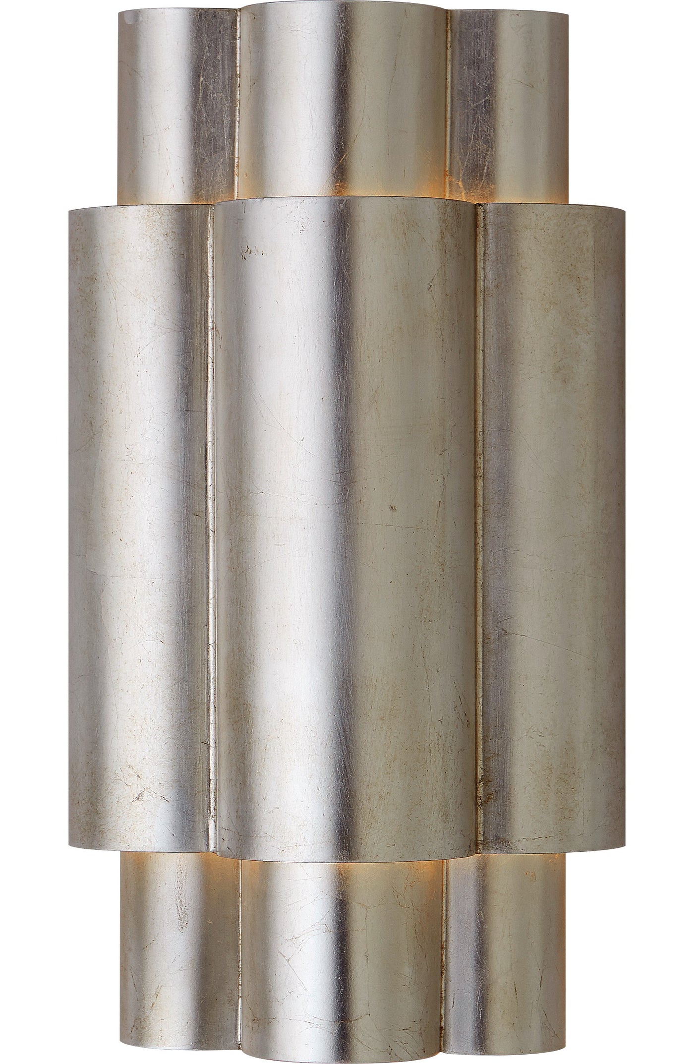 Arabelle Medium Vägglampa Burnished Silver Leaf