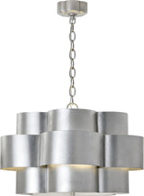 Arabelle Taklampa Burnished Silver Leaf