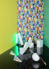 Arlequinade room setting — Pierre Frey wallpaper