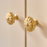Aberdovey Skåpsknopp — miljöbild, Satin brass lacquered