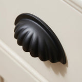 Aberdovey Cup-handtag, snäckmodell — miljöbild, Matt black lacquered