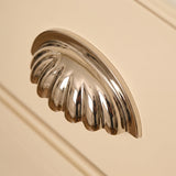 Aberdovey Cup-handtag, snäckmodell — miljöbild, Polished nickel plate