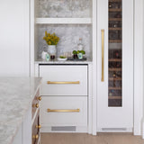 Carlton Apparathandtag — miljöbild, Satin brass satin lacquered