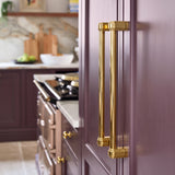 Carlton Skåpshandtag — miljöbild, Polished brass unlacquered