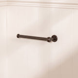 Cotswold Mässing Handhanddukstång — miljöbild, Dark aged brass