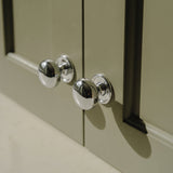 Cotswold Skåpsknopp, bunform — miljöbild, Polished chrome plate