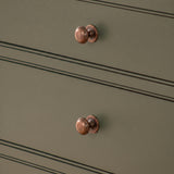 Cotswold Skåpsknopp, svampform — miljöbild, Aged copper