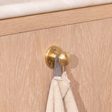Cotswold Vägghake — miljöbild, Satin brass unlacquered