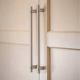 Gaumont Apparathandtag — miljöbild, Satin nickel plate