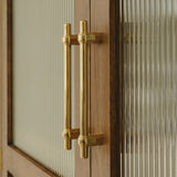 Gaumont Skåpshandtag — miljöbild, Polished brass unlacquered
