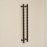 Grove Bamboo Apparathandtag — miljöbild, Matt black lacquered