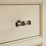 Grove Bamboo T-bar handtag — Satin antik, satinlack. Design by Holly Oak House and Roseywood Interiors.