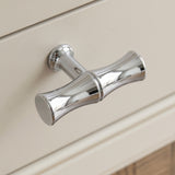 Grove Bamboo T-bar handtag — miljöbild, Polished chrome plate