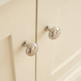 Grove Bamboo Thumb Knob — miljöbild, Polerad nickel - PNP