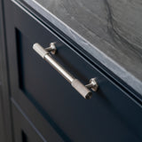 Leebank Apparathandtag — miljöbild, Satin nickel - SNP