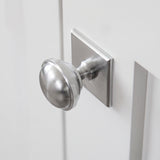 Queslett Skåpsknopp fyrkantig — miljöbild, Satin chrome plate
