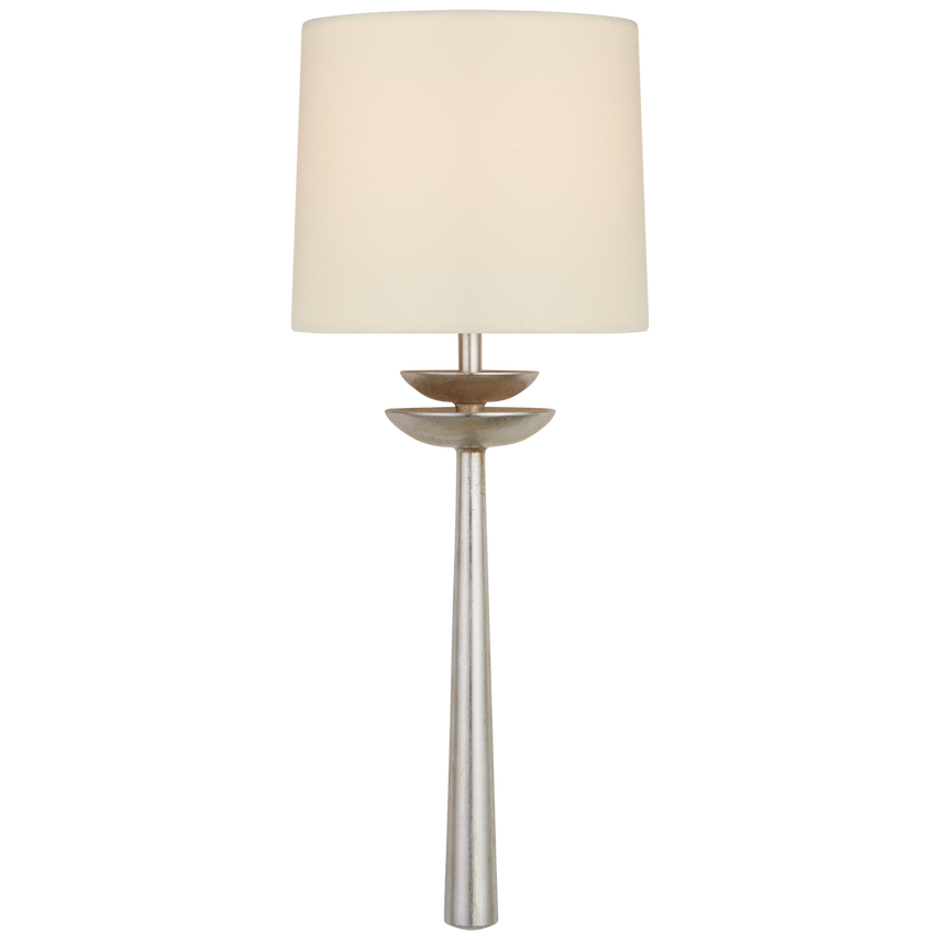Beaumont vägglampa medium från AERIN, klassisk väggmonterad belysning i metall och glas