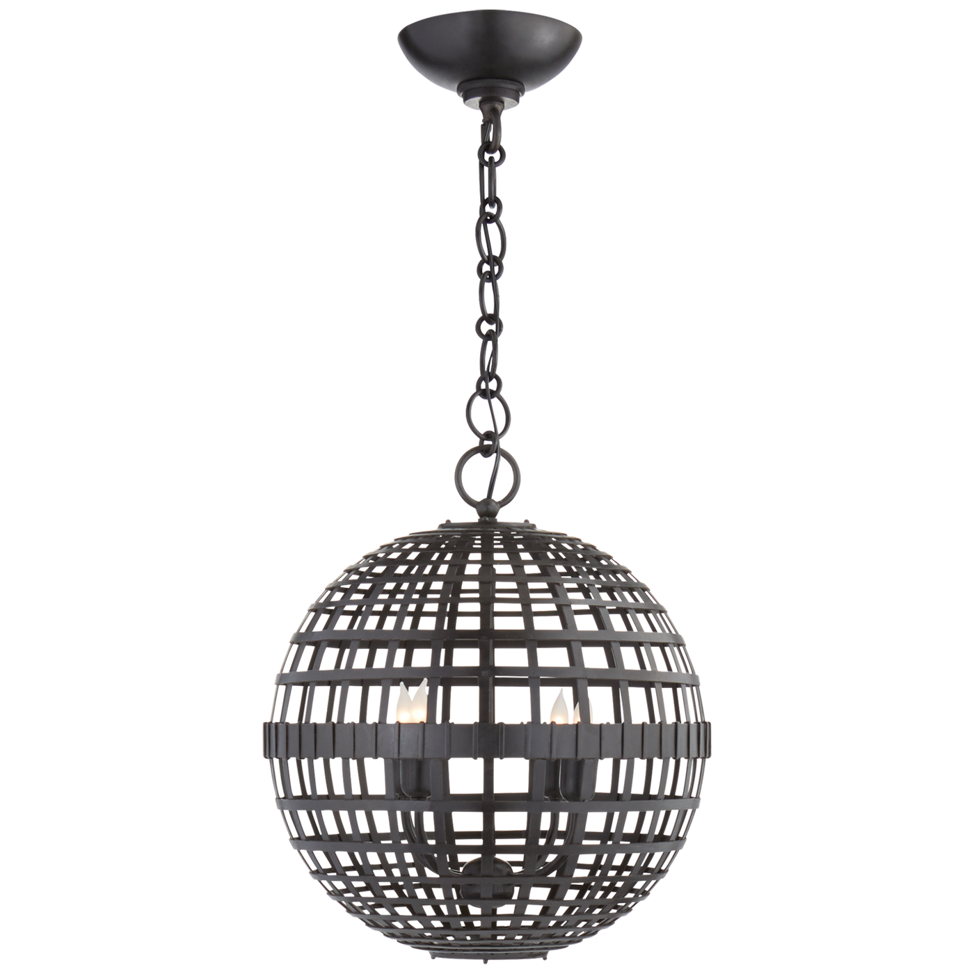 Mill Lykta Small från AERIN, modern taklampa i metall och glas