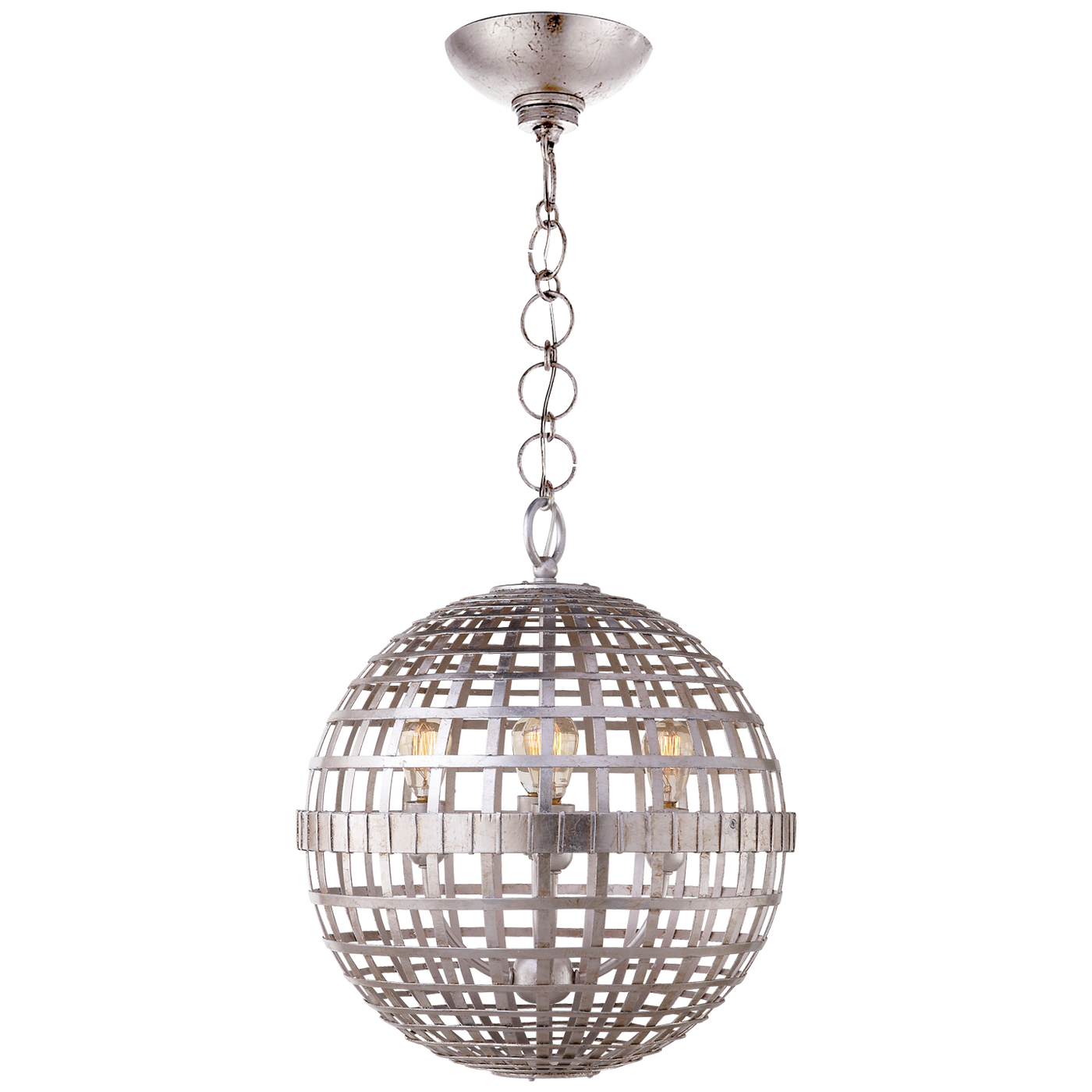 Mill Lykta Small från AERIN, modern taklampa i metall och glas
