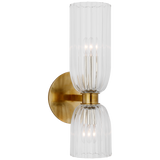 Asalea 16" Double Bath Vägglampa Antique-Burnished Brass