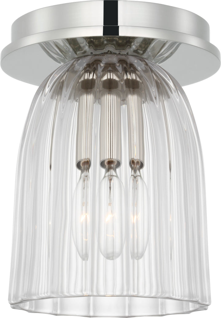 Asalea 5" Solitaire Plafond Polished Nickel