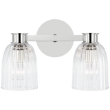 Asalea Double Vägglampa Polished Nickel