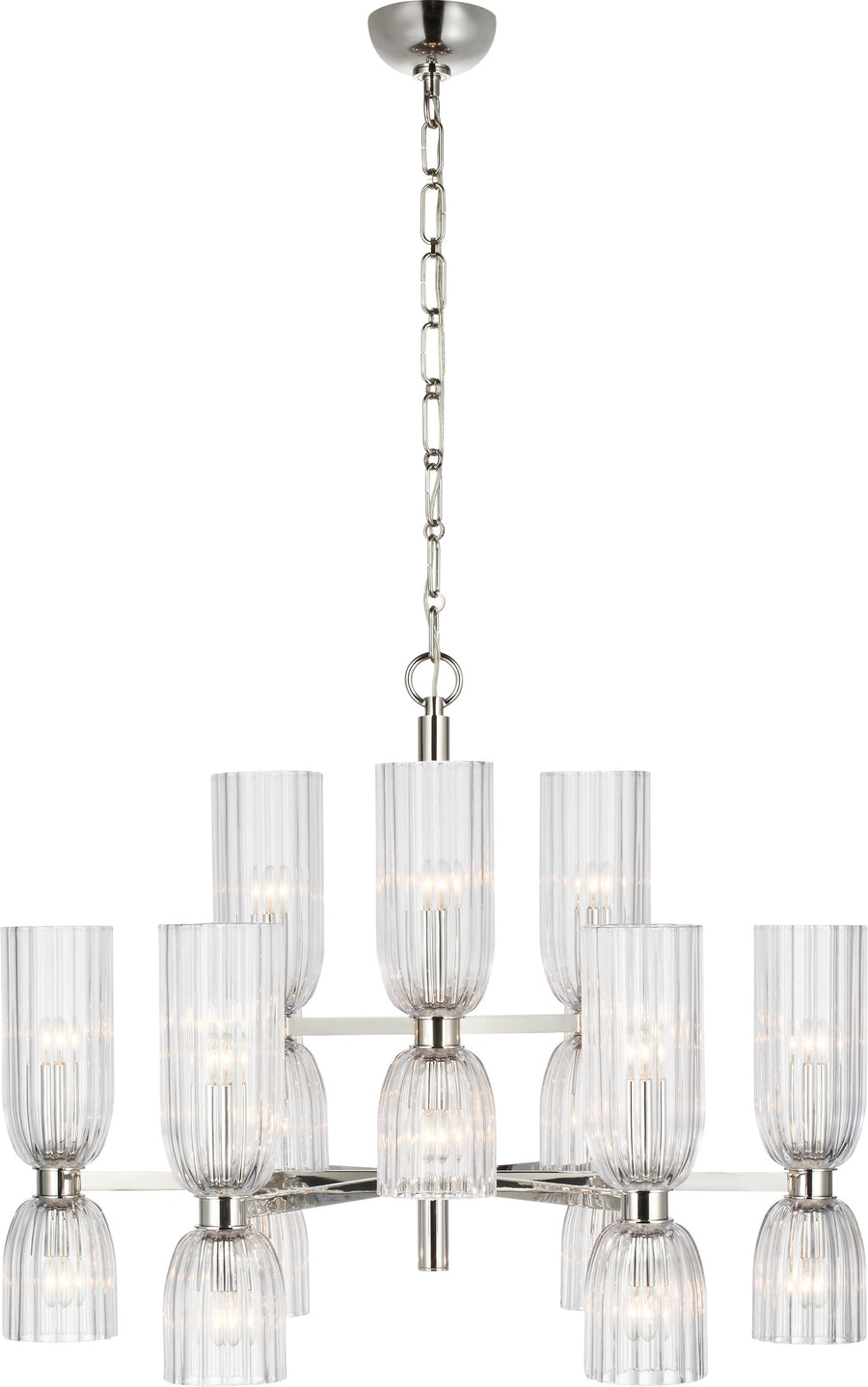 Asalea Medium Two-Tier Takkrona — Visual Comfort
