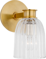 Asalea Single Vägglampa Antique-Burnished Brass