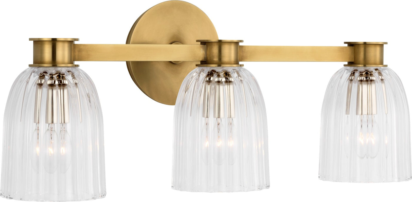 Asalea Triple Vanity Light Vägglampa Antique-Burnished Brass