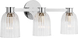 Asalea Triple Vanity Light Vägglampa Polished Nickel