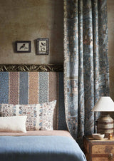 Asha Stripe Blue Almond — Lewis & Wood tyg