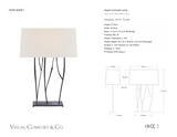 Aspen Console Lamp Bordslampa — Ian K. Fowler for Visual Comfort & Co. måttskiss