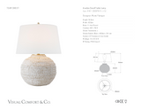 Avedon Small Bordslampa — Marie Flanigan for Visual Comfort & Co. måttskiss