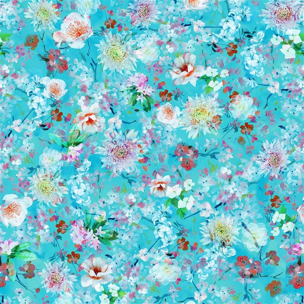Avelli Turquoise — Designers Guild tyg